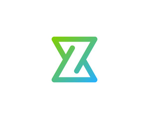 Initial Letter Z Simple Line Logo Design Element