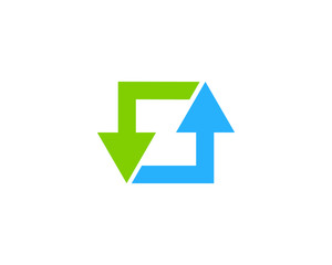 Initial Letter Z Arrow Logo Design Element