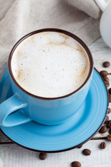 cappuccino closeup cup