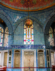 Interior of Topkapi Palace. Istanbul, Turkey