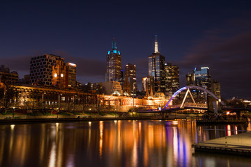 Fototapeta na wymiar Melbourne City, Southank, Victoria, Australia