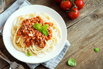 Spaghetti bolognese pasta