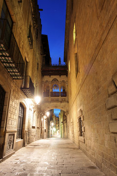 Barcelona Gothic quarter, Carrer del Bisbe
