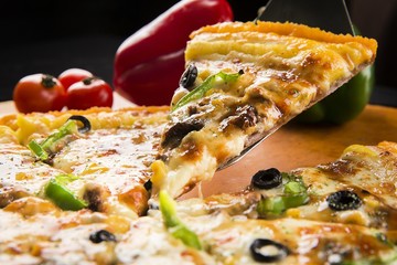 sweet potato pizza on plate