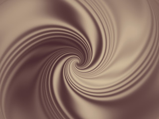 Abstract background. Chocolate spiral