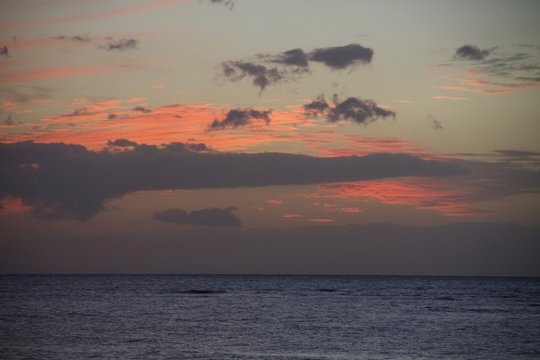 smoky sunset