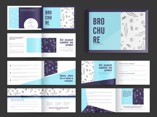 Complete Set of Twelve Pages Business Brochure.