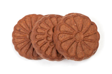 Heap of chocolate cookies