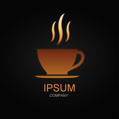 Coffee cup - vector icon.