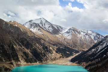 Naklejka na ściany i meble Big Almaty Lake