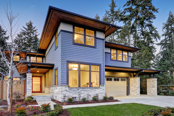 Luxurious new construction home in Bellevue, WA