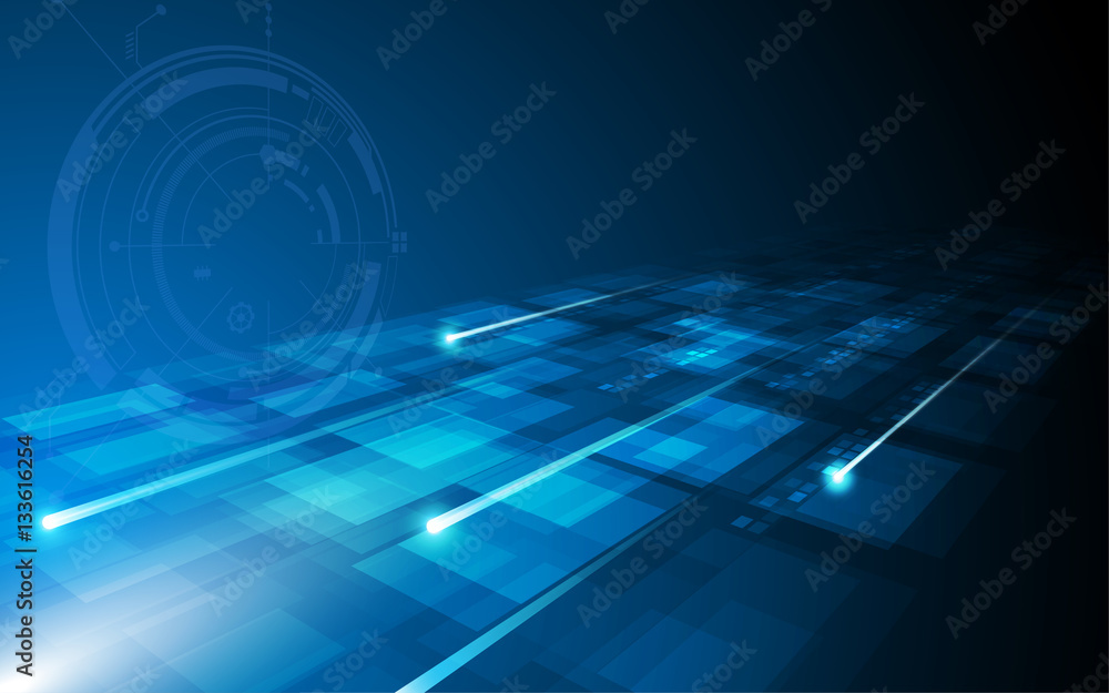 Poster tech data loading pattern innovative concept background