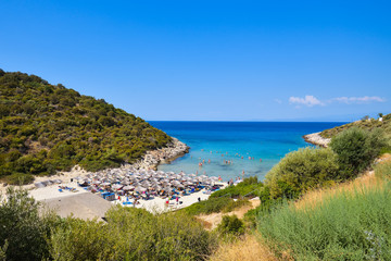Asptas beach on Thassos Island, Greece

