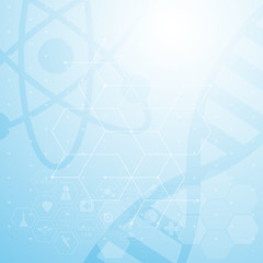 medical health care science concept background