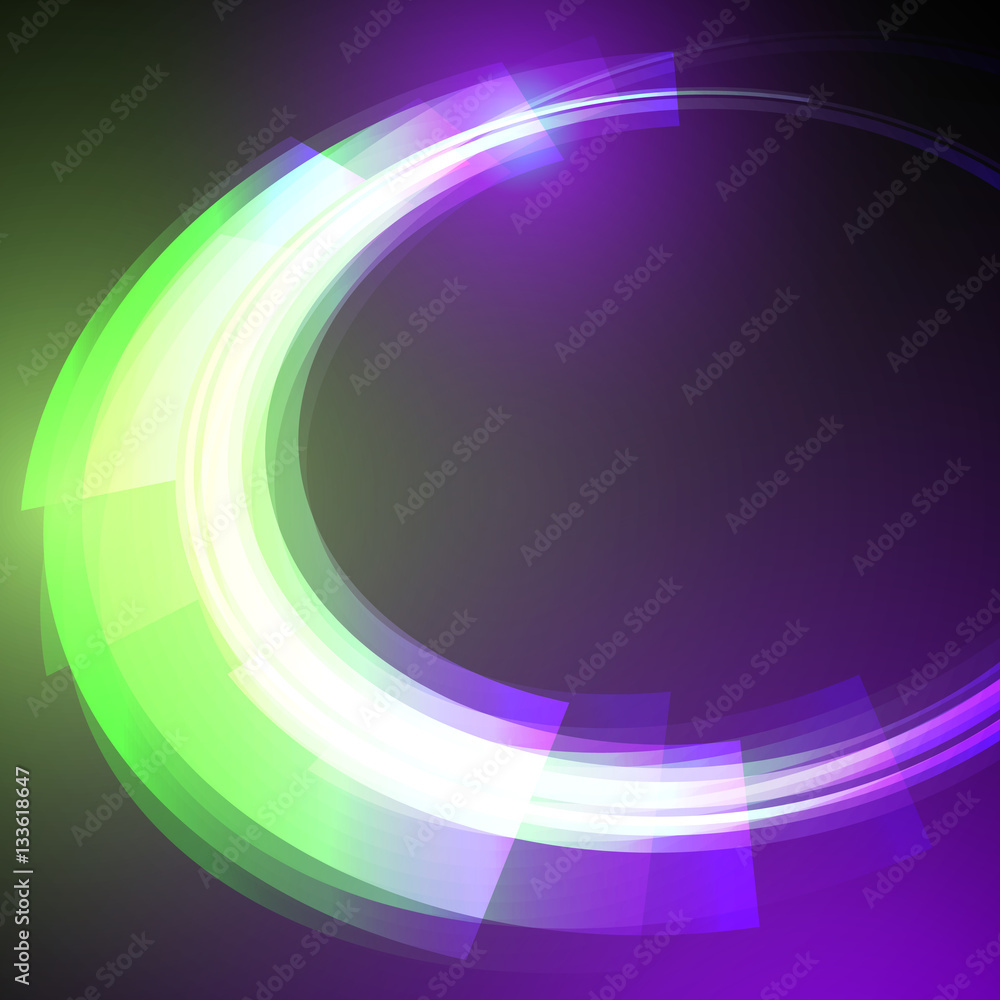 Aufkleber techno geometric vector circle modern science abstract background