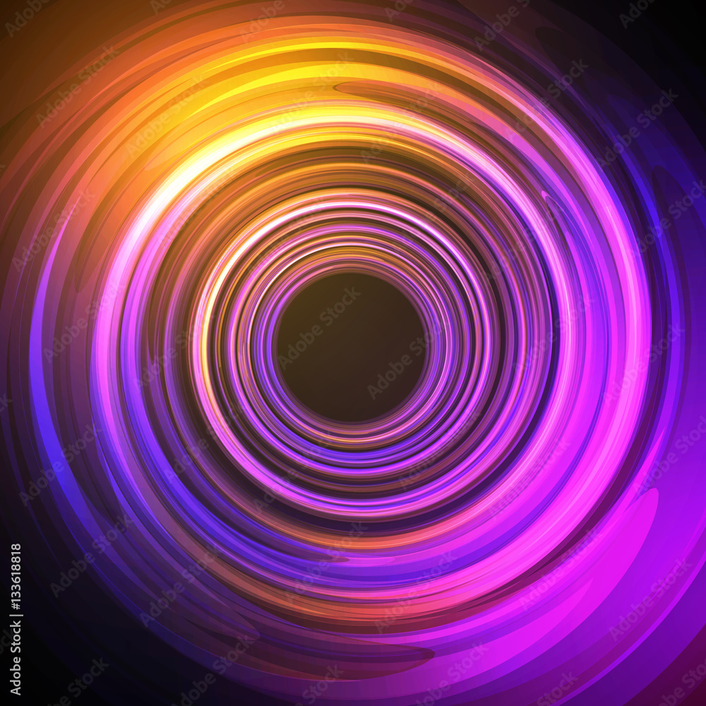 Aufkleber techno geometric vector curve modern science abstract background