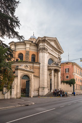 Fototapeta na wymiar Rome, Italy. Titular church of Sant'Andrea al Quirinale, 1658-1678