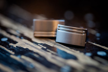 Beautiful Groom's wedding jewellery detail