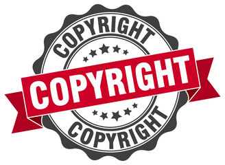 Fototapeta premium copyright stamp. sign. seal