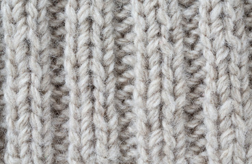 close up of woolen pattern