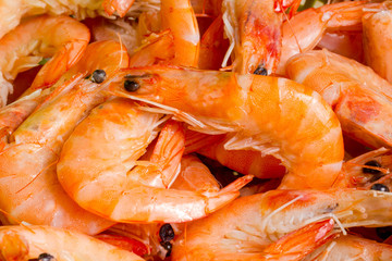 amountain of raw shrimp to prigotovleniya beer snacks