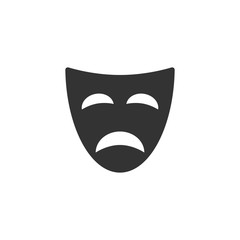 Tragedy mask icon
