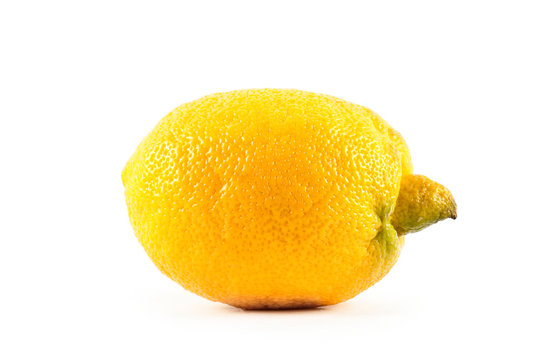 Ripe fresh lemon