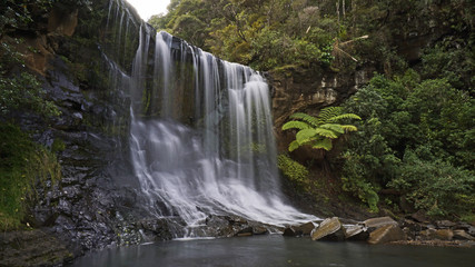 Fototapeta na wymiar Mokoroa Falls, just outside of Auckland, New Zealand.