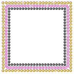 Diamonds square frame