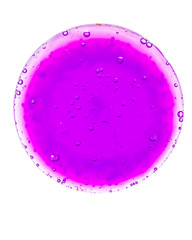 pink cocktail in a glass close up