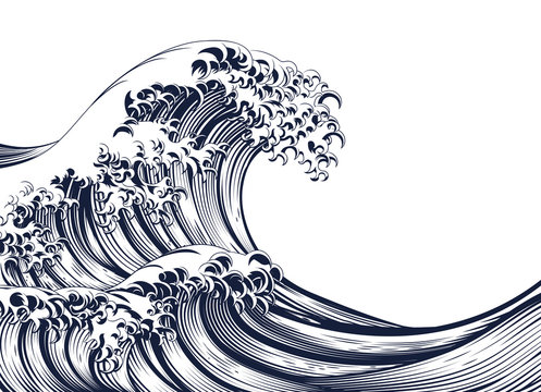 Great Wave Of Kanagawa Images – Browse 976 Stock Photos, Vectors, and Video  | Adobe Stock