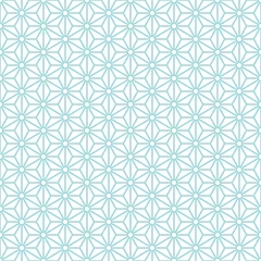 Retro, Seamless, Muster, Starflowers, Türkis © Jan Engel