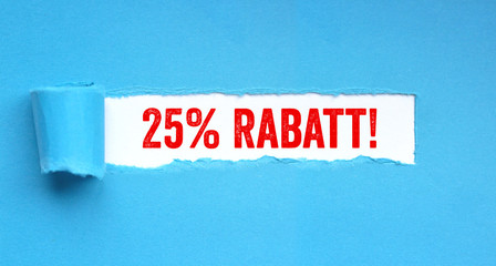 25% Rabatt