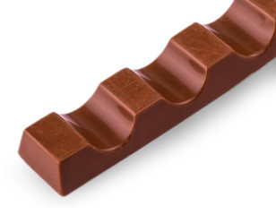 Chocolate Bar Isolated On White Background