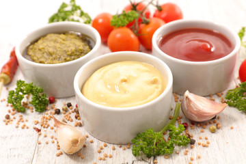 assorted sauce