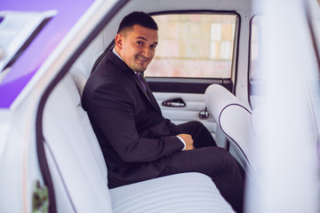 Groom in car one