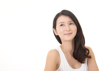 Fototapeta premium 微笑む女性