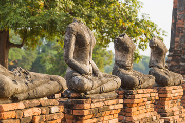 Fototapeta na wymiar Buddha in Ayutthaya