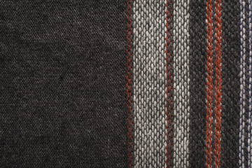 Grey knitted fabric texture