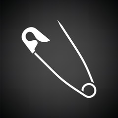 Tailor safety pin icon