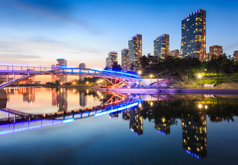 Songdo Central Park in Songdo