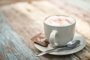 cup of coffee in morning