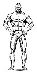 Fototapeta premium athletic man