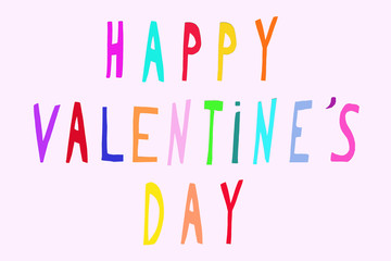 Happy Valentine's Day couleur 1