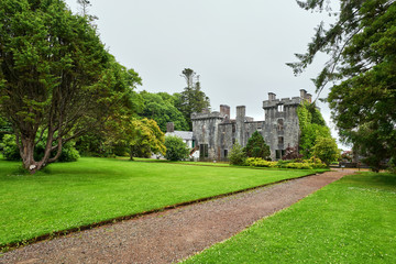 The remains of Armadale Castle, Clan Donalds,Sleat on the Isle of Skye, Scotland, UK.      