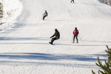 Descent from the mountain