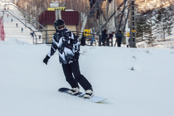 Descent from the mountain