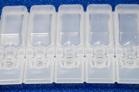 IV solution plastic bottle ampule