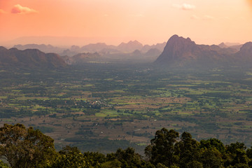 Landscape of Phukradung national park of Thailand