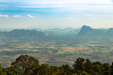 Landscape of Phukradung national park of Thailand